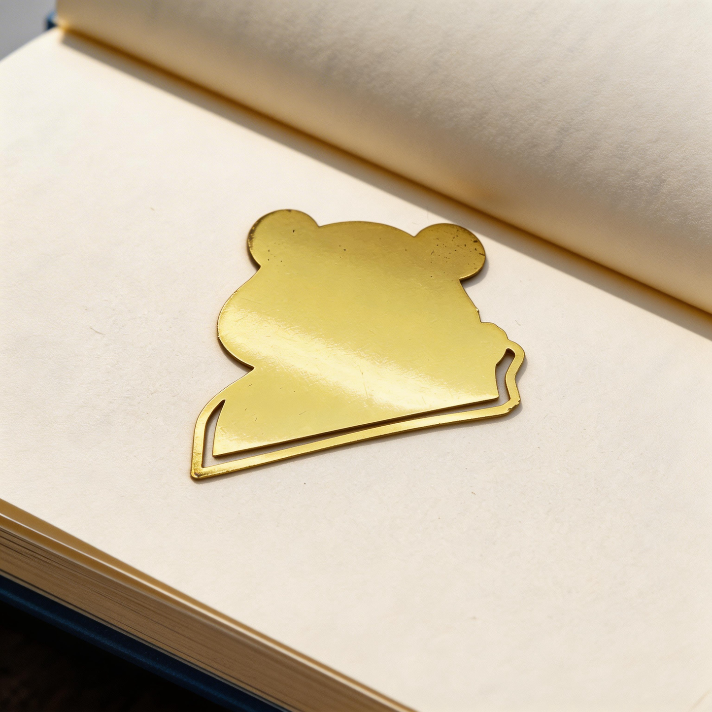 Thinking Panda - Mother-of-Pearl Bookmark - Handcrafted Mother-of-Pearl Bookmark by TapaCraft