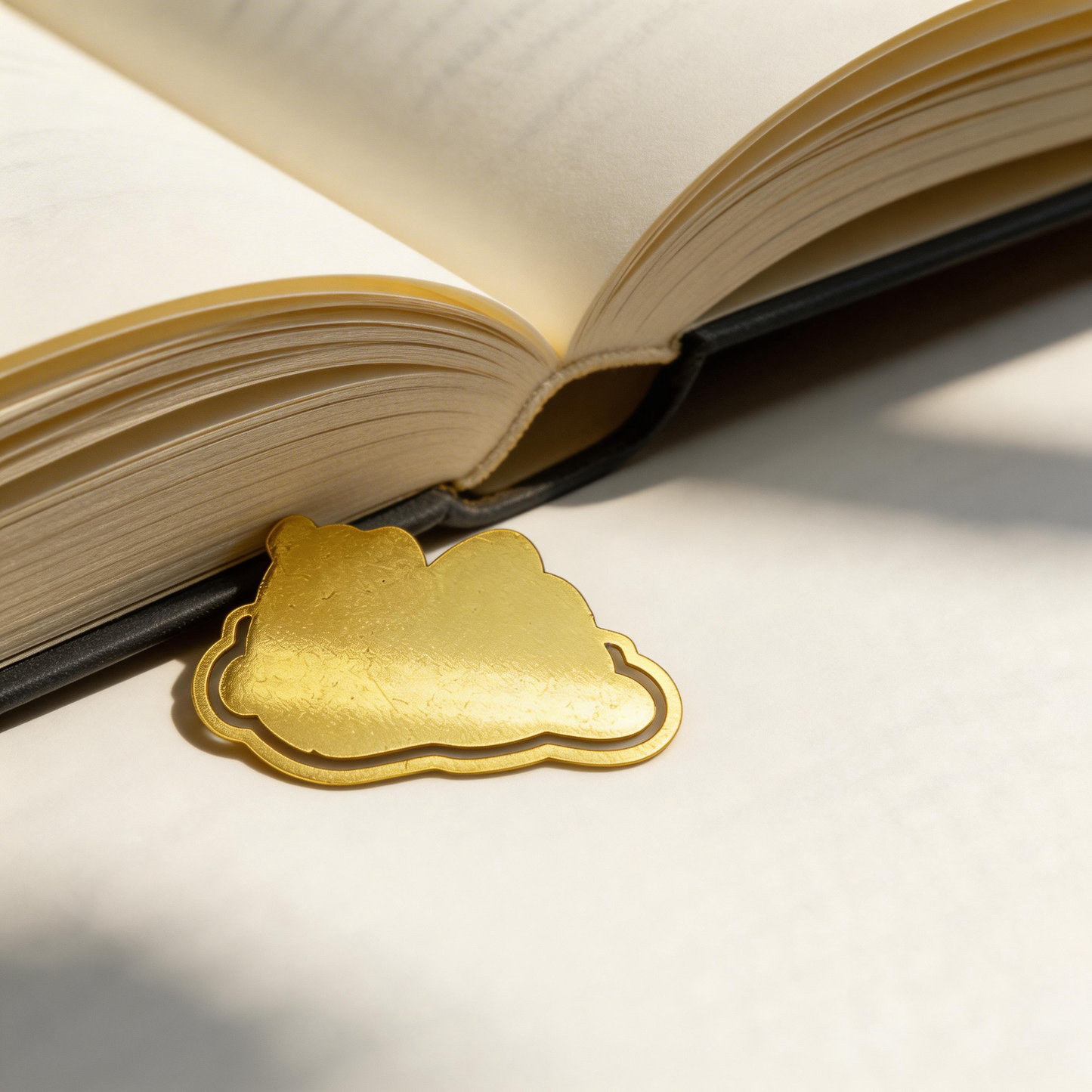 Lying Panda - Mother-of-Pearl Bookmark - Handcrafted Mother-of-Pearl Bookmark by TapaCraft