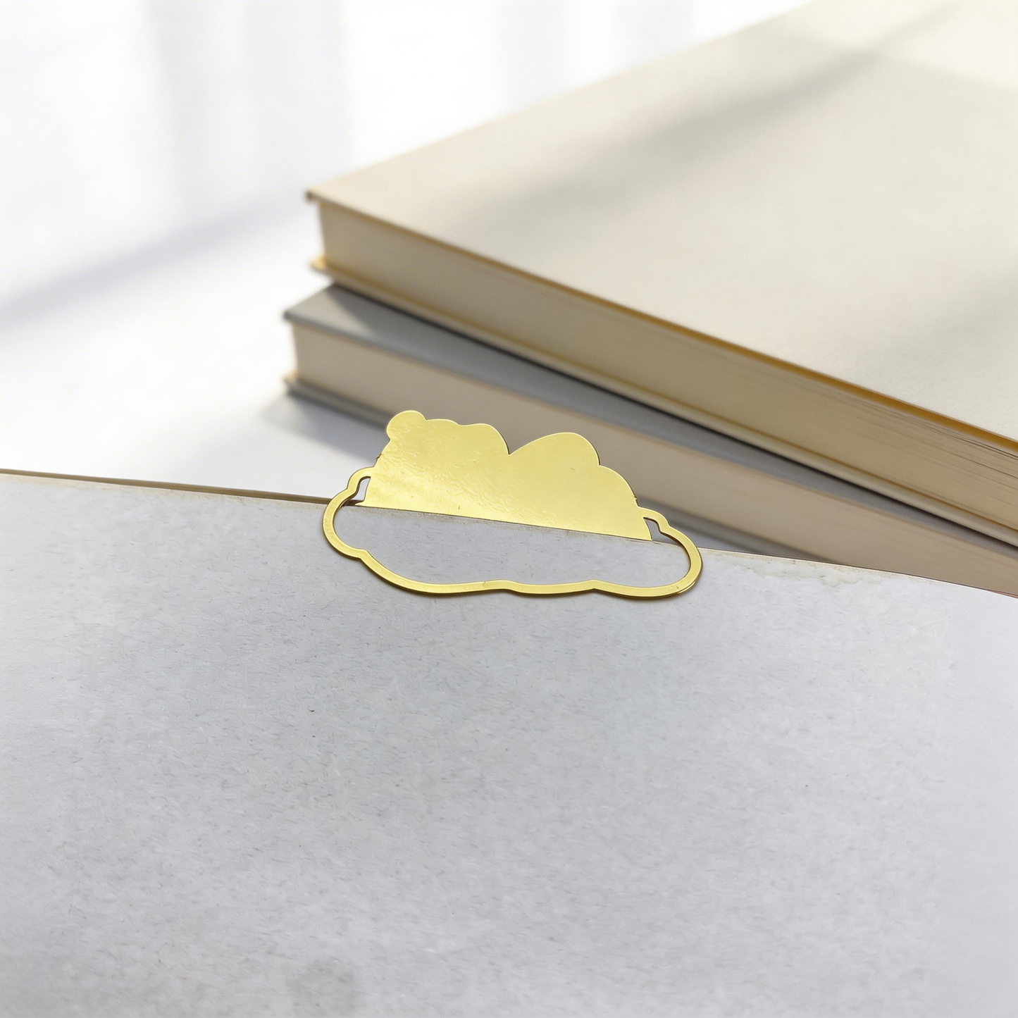 Lying Panda - Mother-of-Pearl Bookmark - Handcrafted Mother-of-Pearl Bookmark by TapaCraft